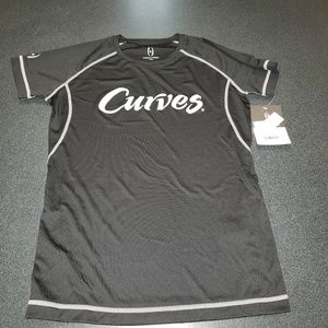 Black and White‎ 100% Polyester workout Tee